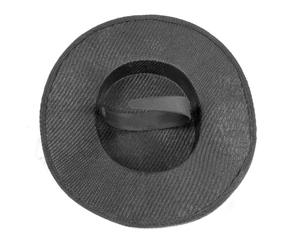 Black boater hat by Max Alexander - Hats From OZ UK Black boater hat by Max Alexander - Image 3