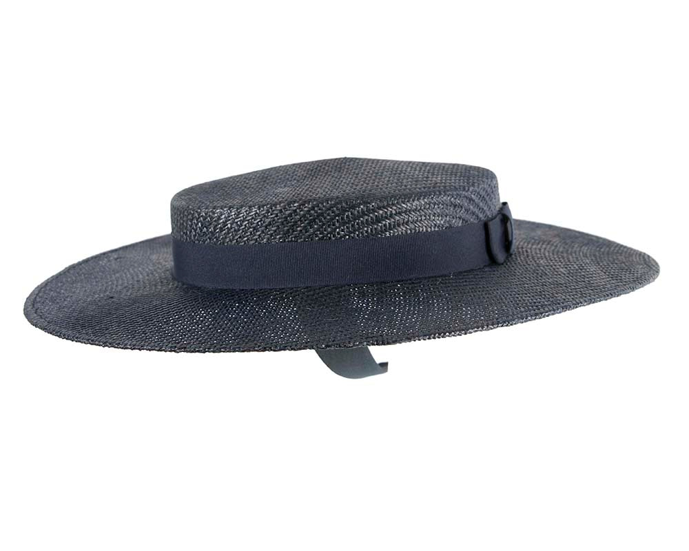 Black boater hat by Max Alexander - Hats From OZ UK Black boater hat by Max Alexander - Image 7