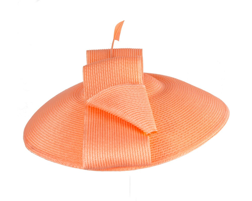 Coral "saucer" fascinator hat by Max Alexander - Hats From OZ UK Coral "saucer" fascinator hat by Max Alexander - Image 3