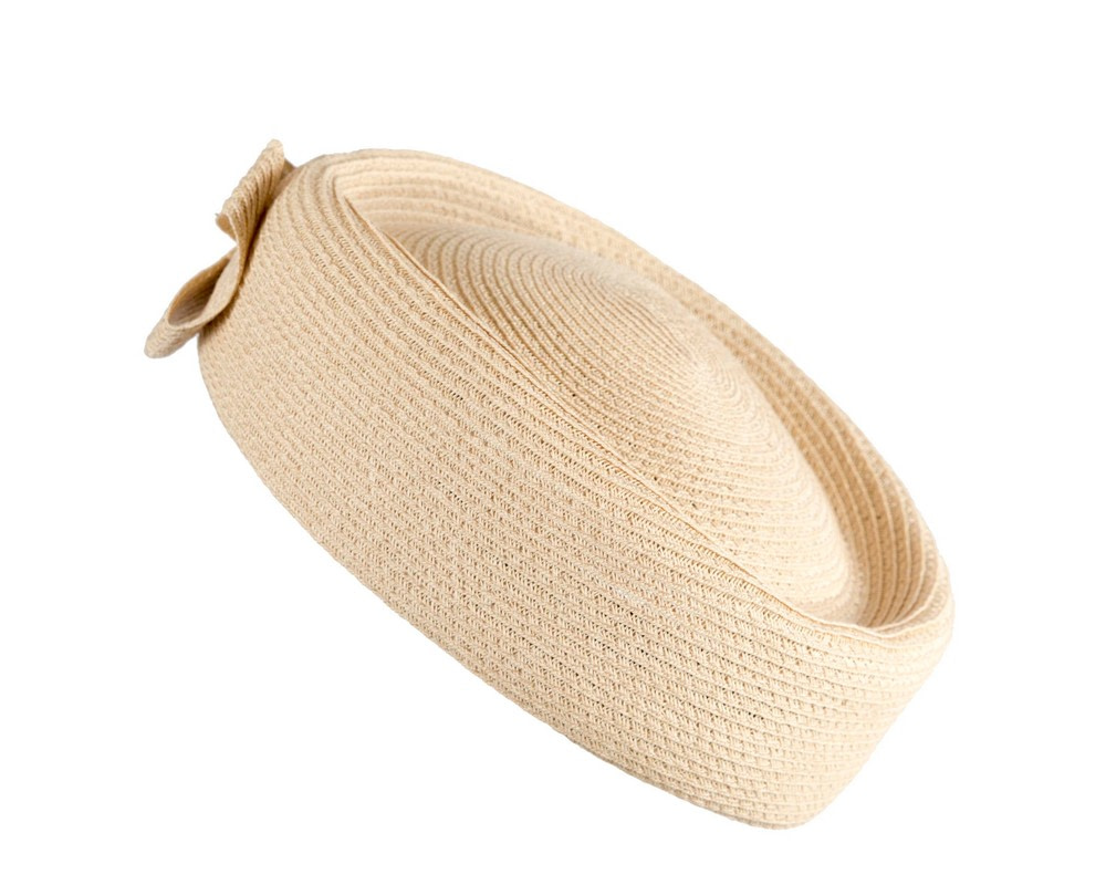 Soft beige pillbox hat by Max Alexander - Hats From OZ UK Soft beige pillbox hat by Max Alexander - Image 2