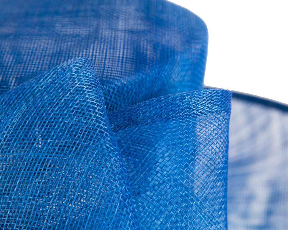 Royal Blue sinamay hat with large bow by Max Alexander - Hats From OZ UK Royal Blue sinamay hat with large bow by Max Alexander - Image 5