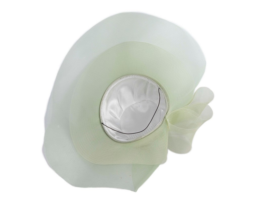 Mint Green large brim custom made ladies hat - Hats From OZ UK Mint Green large brim custom made ladies hat - Image 7