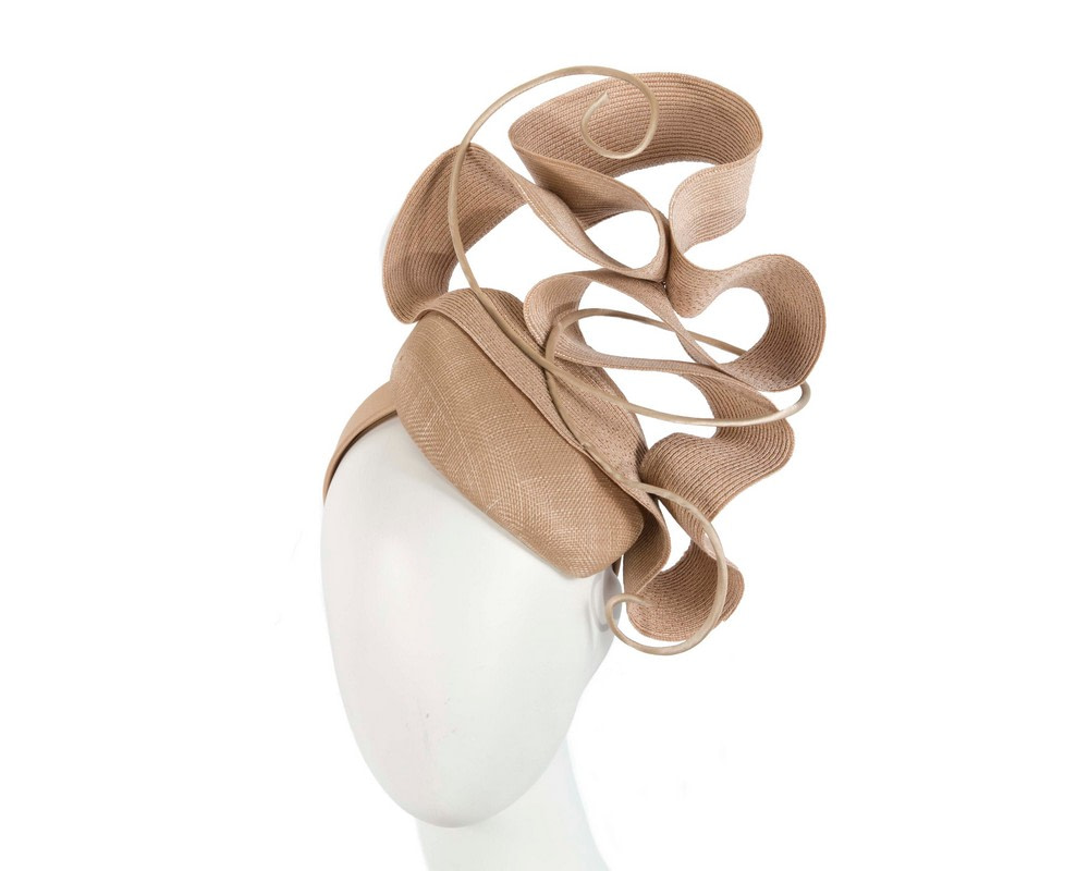 Nude designers racing fascinator by Fillies Collection - Hats From OZ UK