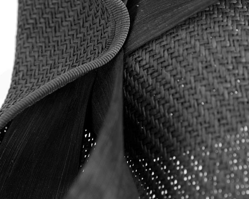 Large black Fillies Collection racing fascinator with bow - Hats From OZ UK Large black Fillies Collection racing fascinator with bow - Image 5