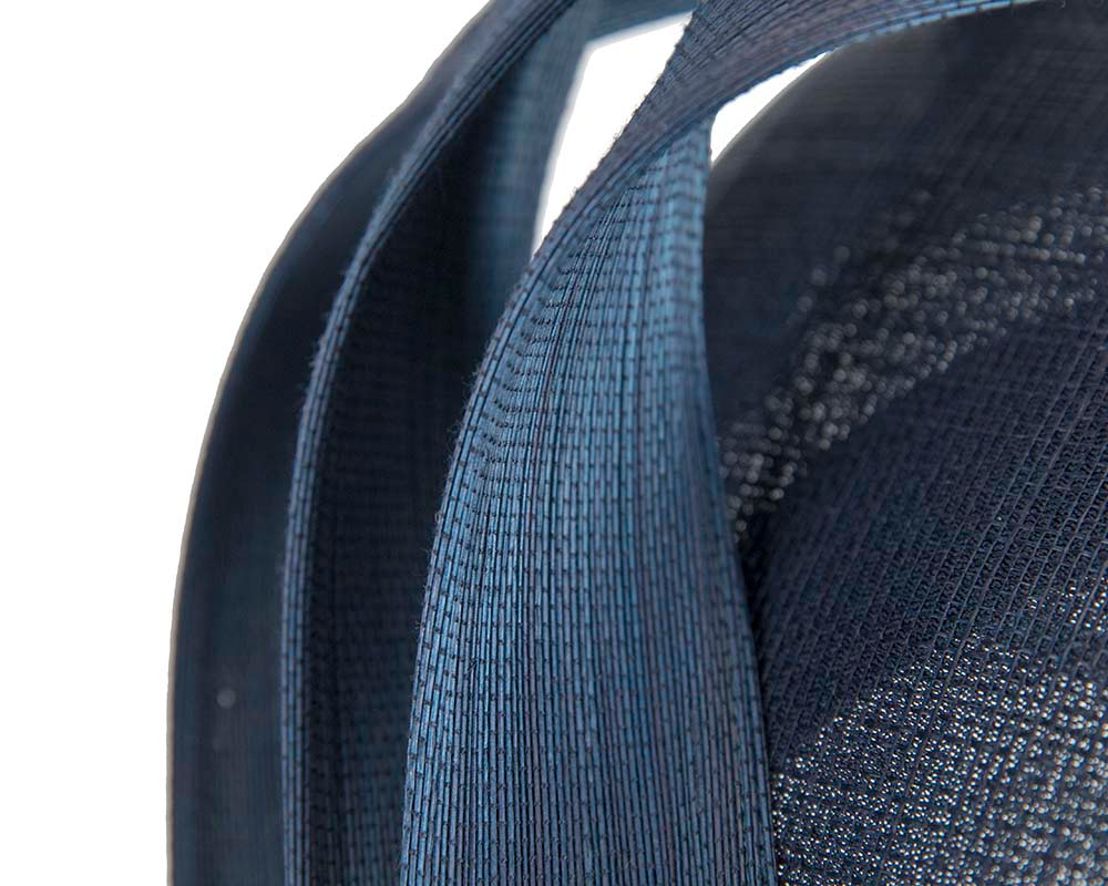 Bespoke navy pillbox fascinator by Fillies Collection - Hats From OZ UK Bespoke navy pillbox fascinator by Fillies Collection - Image 5