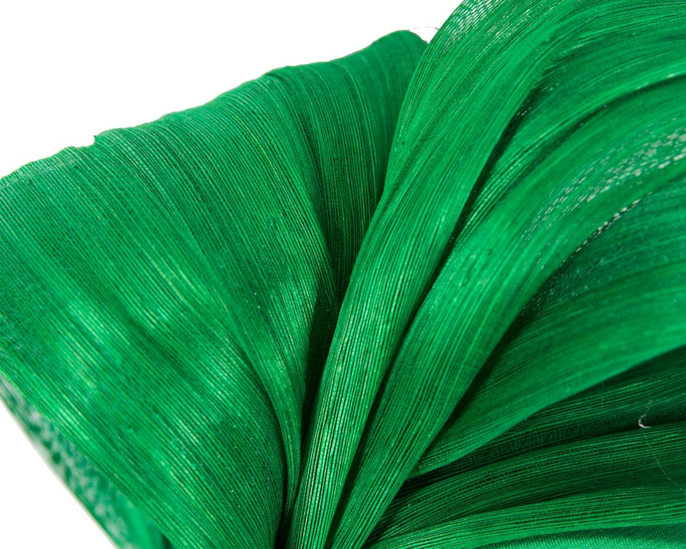 Exclusive green silk abaca bow by Fillies Collection - Hats From OZ UK Exclusive green silk abaca bow by Fillies Collection - Image 3