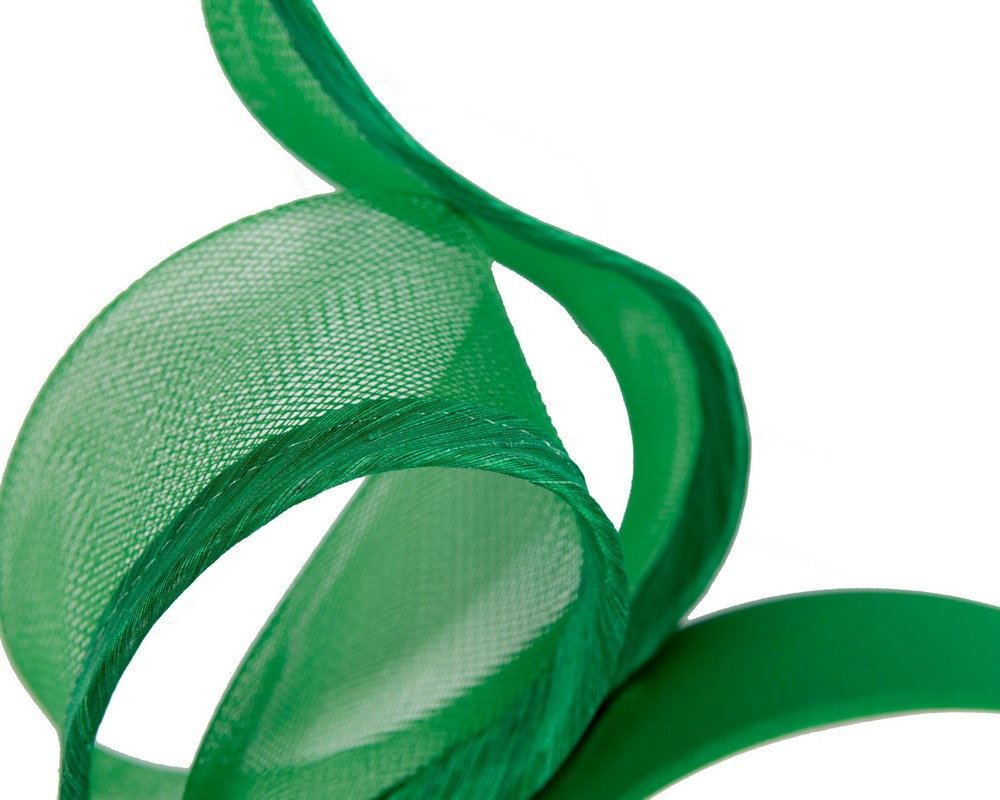 Sculptured green racing fascinator by Fillies Collection - Hats From OZ UK Sculptured green racing fascinator by Fillies Collection - Image 3
