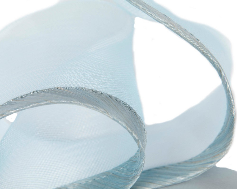 Sculptured light blue racing fascinator by Fillies Collection - Hats From OZ UK Sculptured light blue racing fascinator by Fillies Collection - Image 3