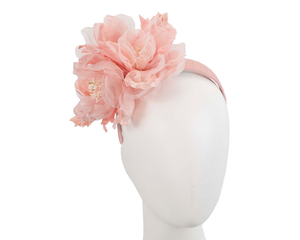 Pink flower fascinator by Fillies Collection - Hats From OZ UK