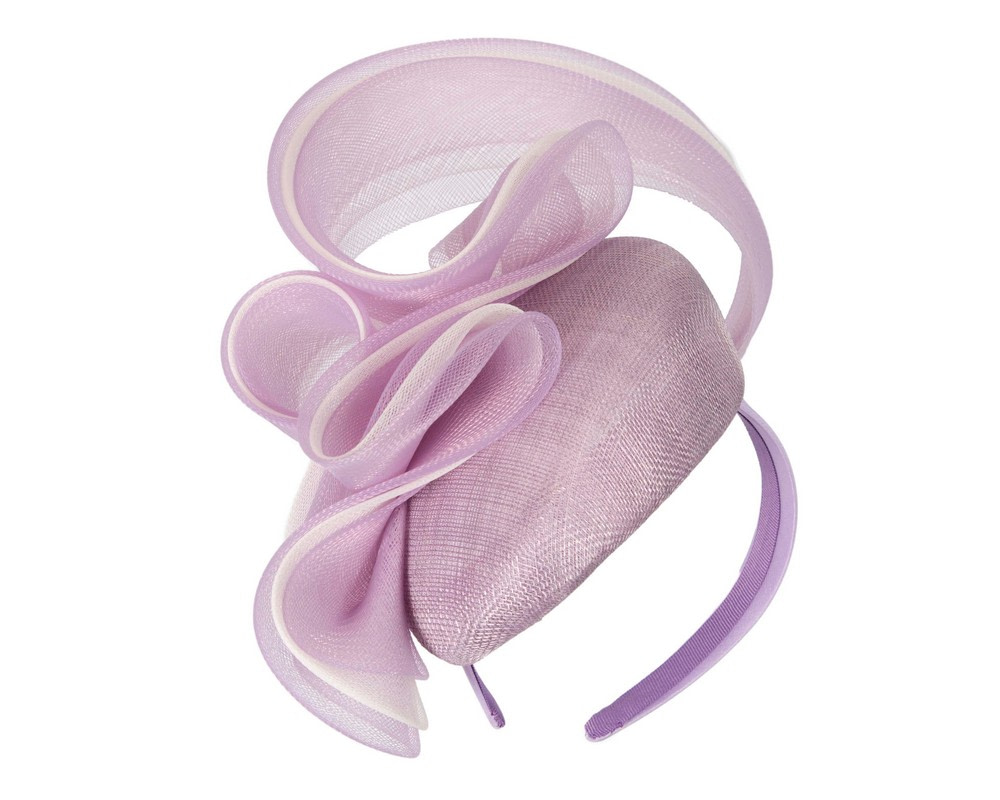 Lilac racing fascinator by Fillies Collection - Hats From OZ UK Lilac racing fascinator by Fillies Collection - Image 2