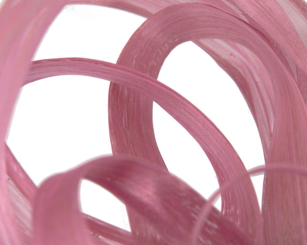 Large Dusty Pink fascinator by Fillies Collection - Hats From OZ UK Large Dusty Pink fascinator by Fillies Collection - Image 5