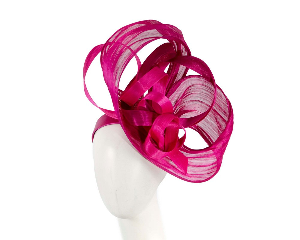 Large Fuchsia fascinator by Fillies Collection - Hats From OZ UK