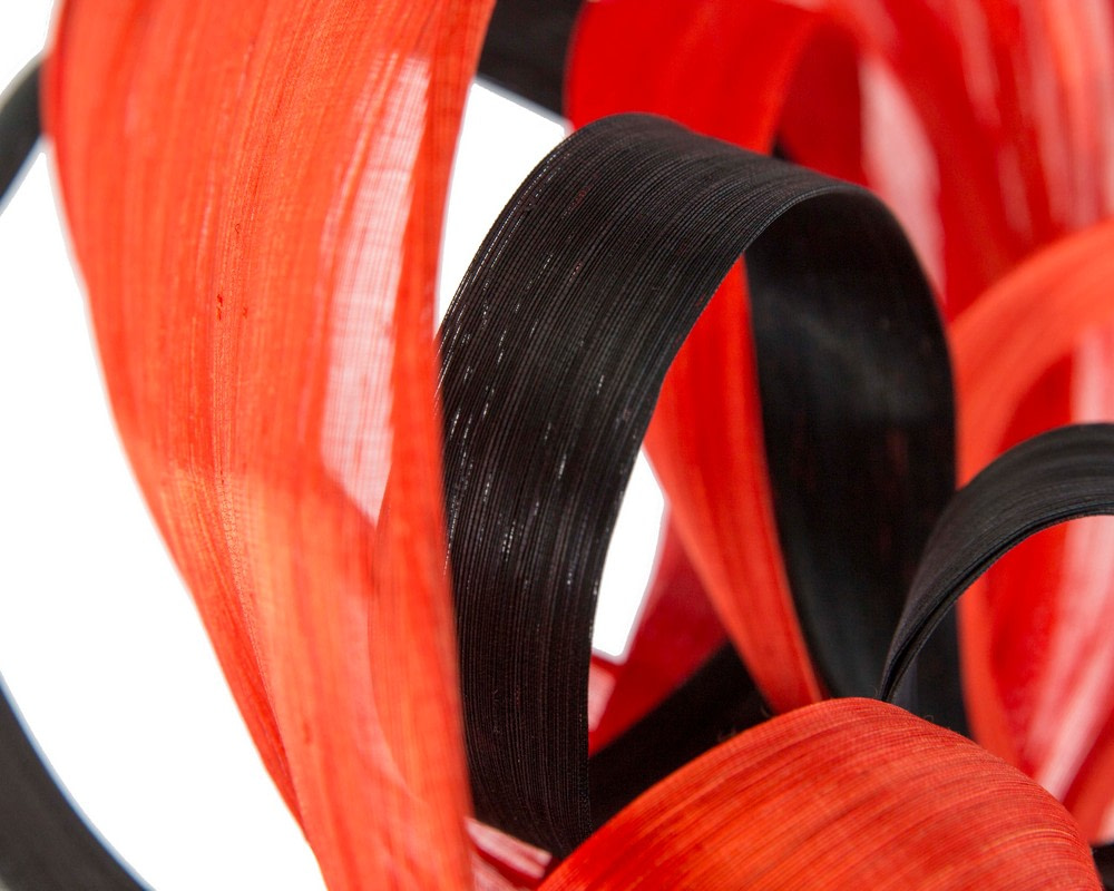 Large Orange fascinator by Fillies Collection - Hats From OZ UK Large Orange fascinator by Fillies Collection - Image 5