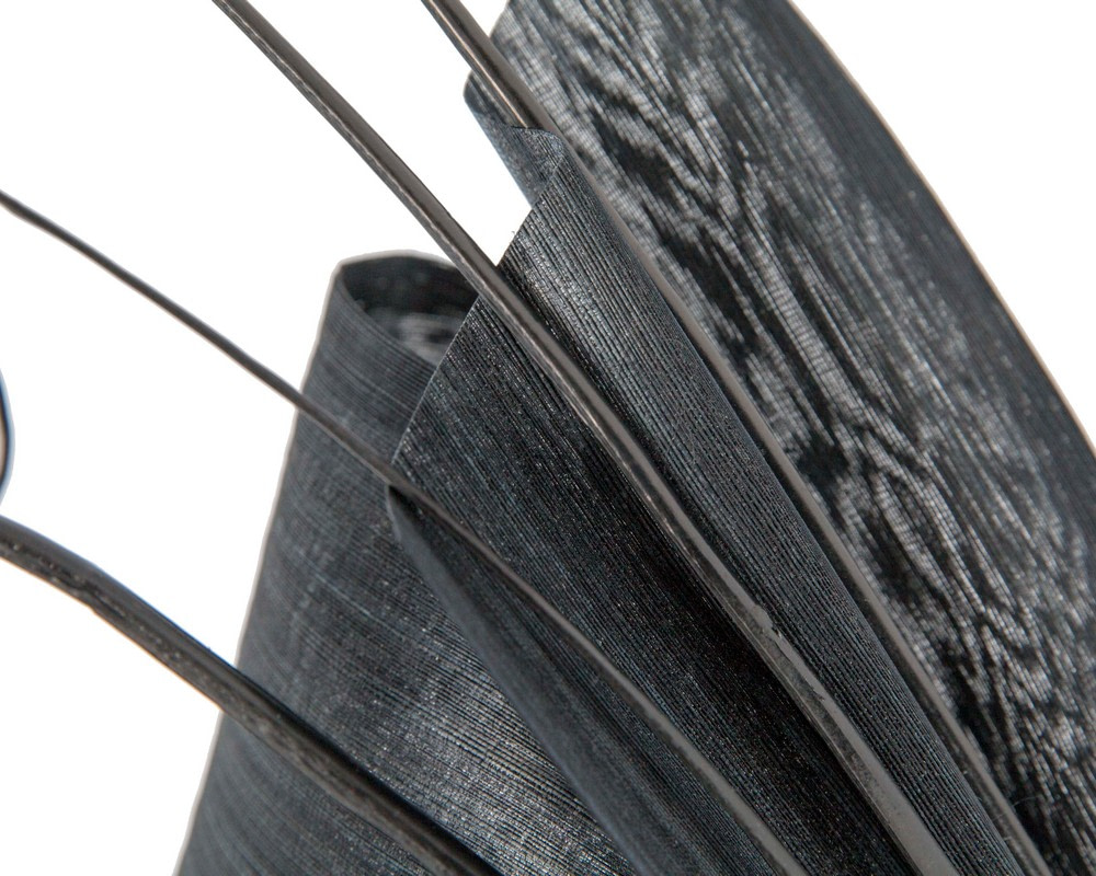 Edgy black fascinator by Fillies Collection - Hats From OZ UK Edgy black fascinator by Fillies Collection - Image 3