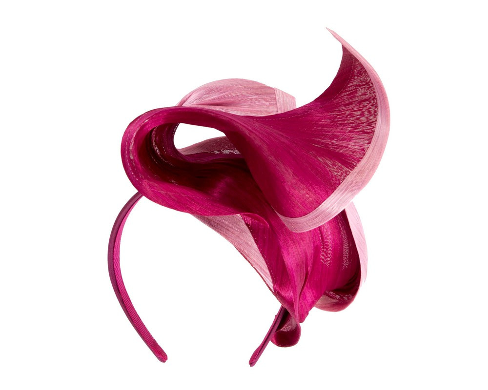 Pink & Wine designers racing fascinator - Hats From OZ UK Pink & Wine designers racing fascinator - Image 6