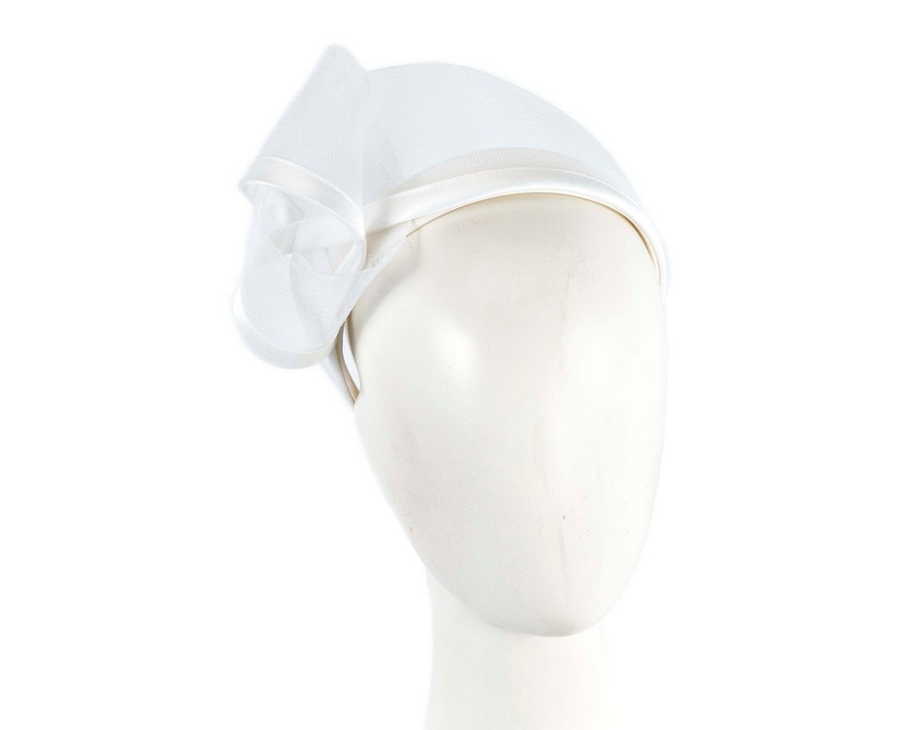 White fashion headband by Fillies Collection - Hats From OZ UK