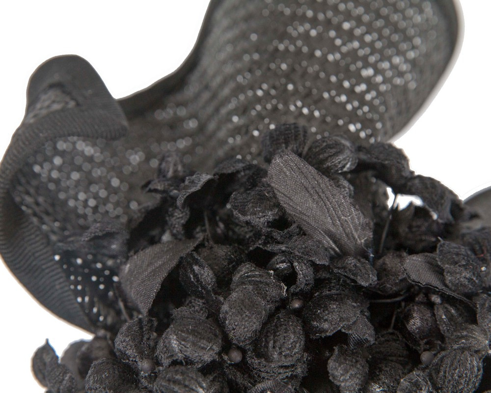 Black pillbox with flowers by Fillies Collection - Hats From OZ UK Black pillbox with flowers by Fillies Collection - Image 5