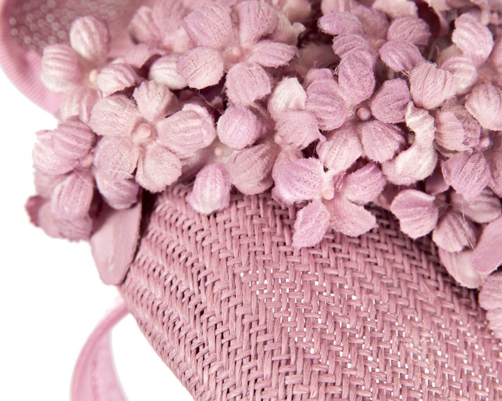 Lilac pillbox with flowers by Fillies Collection - Hats From OZ UK Lilac pillbox with flowers by Fillies Collection - Image 5