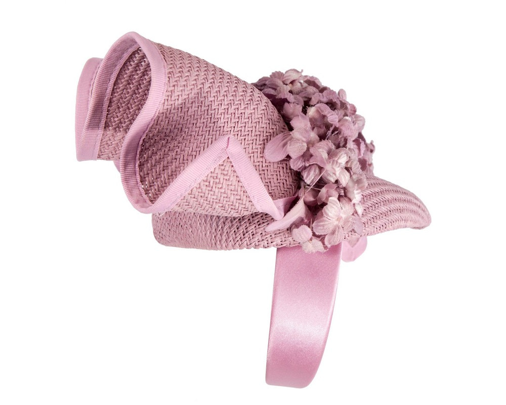 Lilac pillbox with flowers by Fillies Collection - Hats From OZ UK Lilac pillbox with flowers by Fillies Collection - Image 4