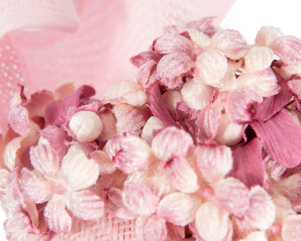 Pink pillbox with flowers by Fillies Collection - Hats From OZ UK Pink pillbox with flowers by Fillies Collection - Image 5