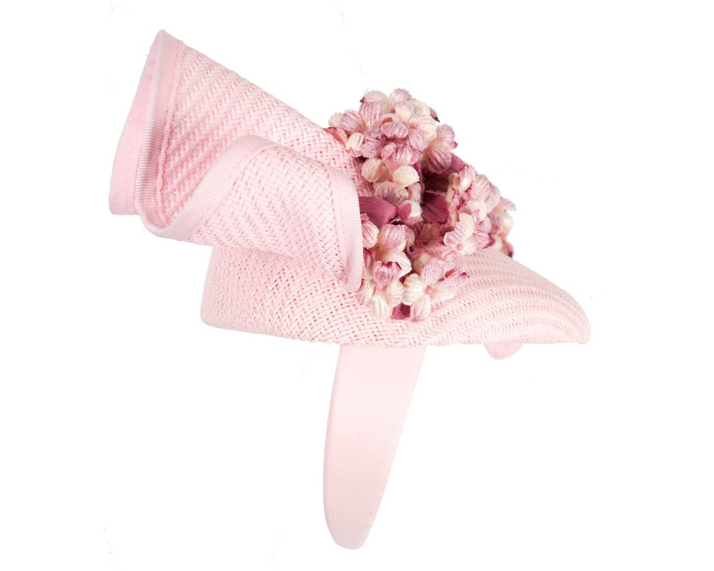 Pink pillbox with flowers by Fillies Collection - Hats From OZ UK Pink pillbox with flowers by Fillies Collection - Image 4