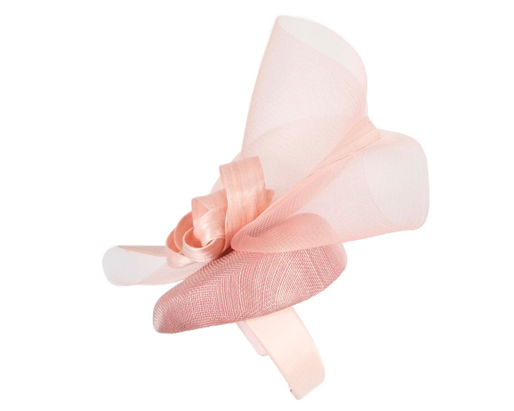 Tall dusty pink racing fascinator by Fillies Collection - Hats From OZ UK Tall dusty pink racing fascinator by Fillies Collection - Image 3