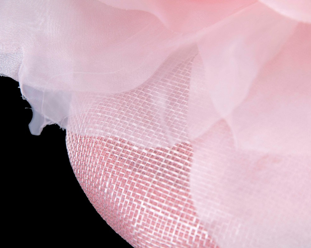 Pink flower pillbox fascinator by Fillies Collection - Hats From OZ UK Pink flower pillbox fascinator by Fillies Collection - Image 5