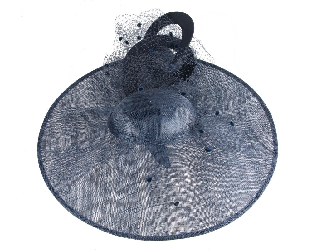 Large navy racing fascinator hat by Fillies Collection - Hats From OZ UK Large navy racing fascinator hat by Fillies Collection - Image 5