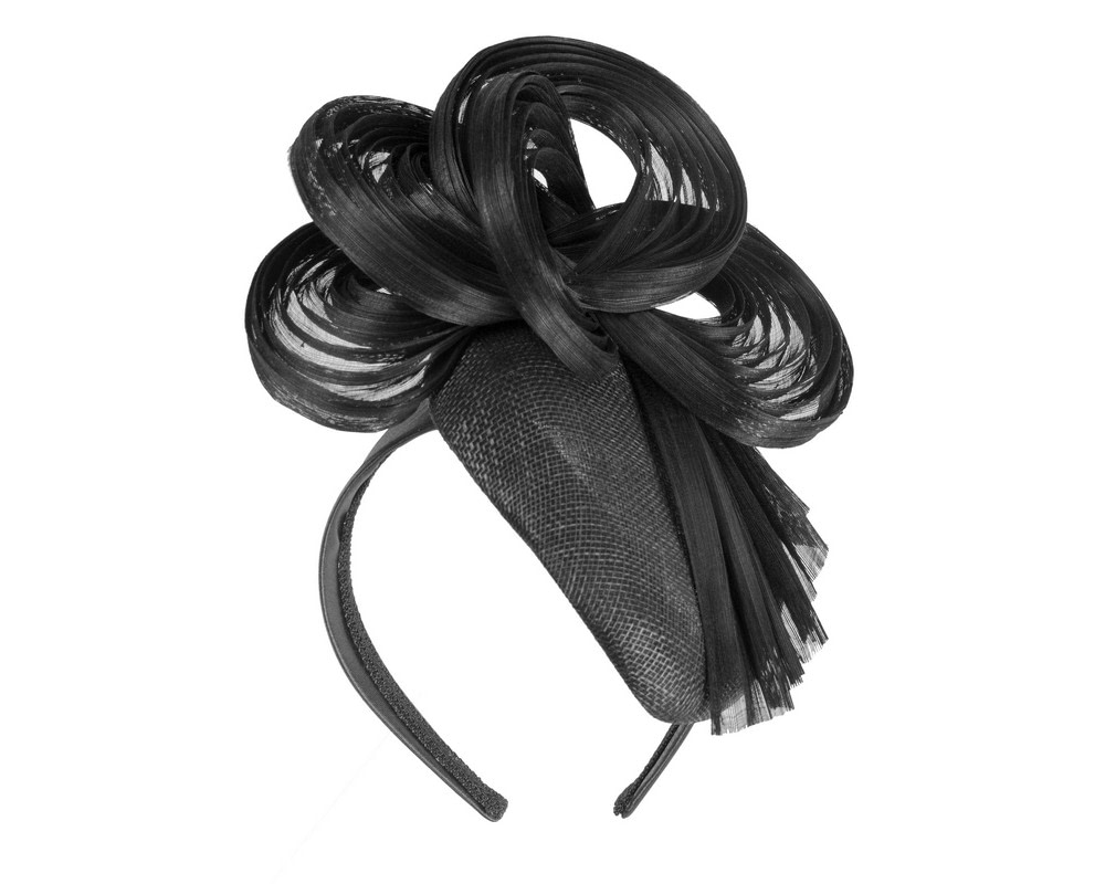 Exclusive black pillbox fascinator by Fillies Collection - Hats From OZ UK Exclusive black pillbox fascinator by Fillies Collection - Image 2