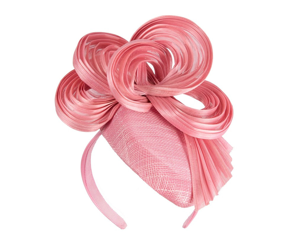 Exclusive dusty pink pillbox fascinator by Fillies Collection - Hats From OZ UK Exclusive dusty pink pillbox fascinator by Fillies Collection - Image 2