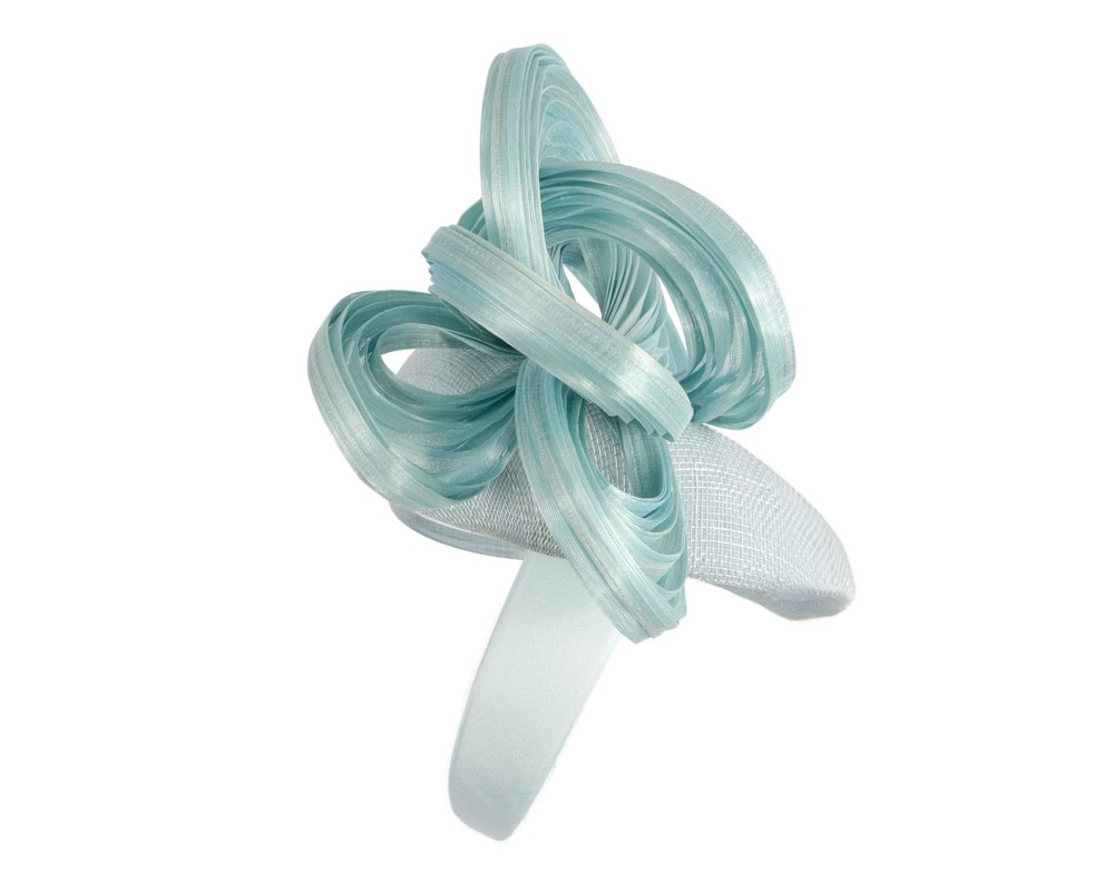 Exclusive light blue pillbox fascinator by Fillies Collection - Hats From OZ UK Exclusive light blue pillbox fascinator by Fillies Collection - Image 3