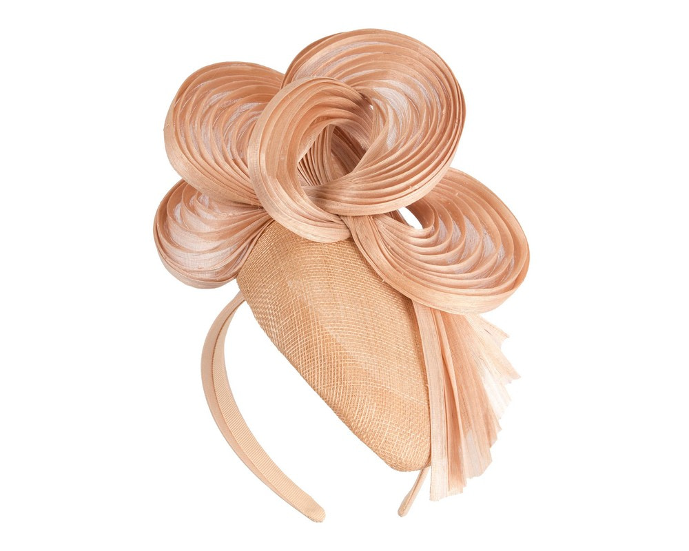 Exclusive nude pillbox fascinator by Fillies Collection - Hats From OZ UK Exclusive nude pillbox fascinator by Fillies Collection - Image 2