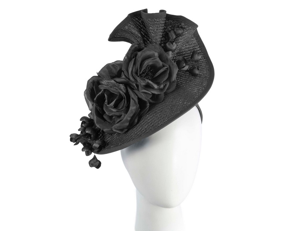 Black racing fascinator by Fillies Collection - Hats From OZ UK