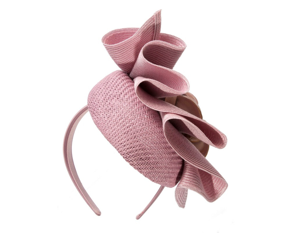 Lilac pillbox with leather flowers by Fillies Collection - Hats From OZ UK Lilac pillbox with leather flowers by Fillies Collection - Image 6