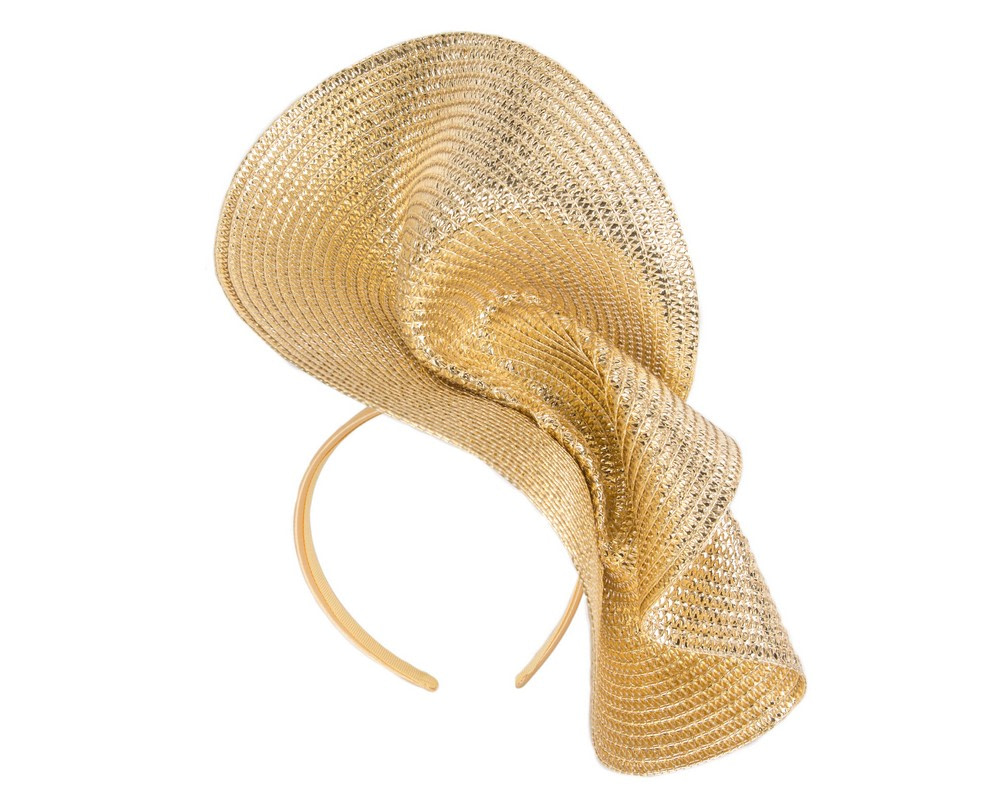 Limited Edition Gold Fascinator by Fillies Collection - Hats From OZ UK Limited Edition Gold Fascinator by Fillies Collection - Image 2