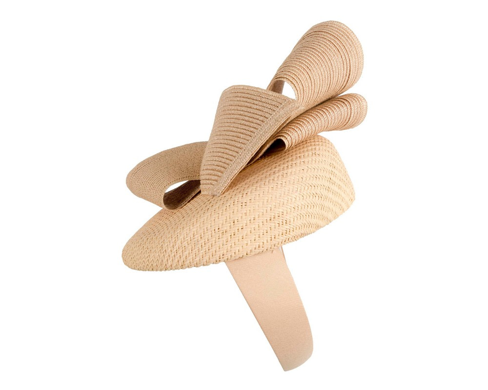 Nude pillbox fascinator by Fillies Collection - Hats From OZ UK Nude pillbox fascinator by Fillies Collection - Image 4