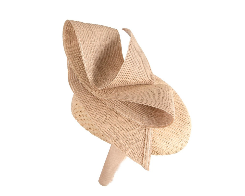 Nude pillbox fascinator by Fillies Collection - Hats From OZ UK Nude pillbox fascinator by Fillies Collection - Image 3