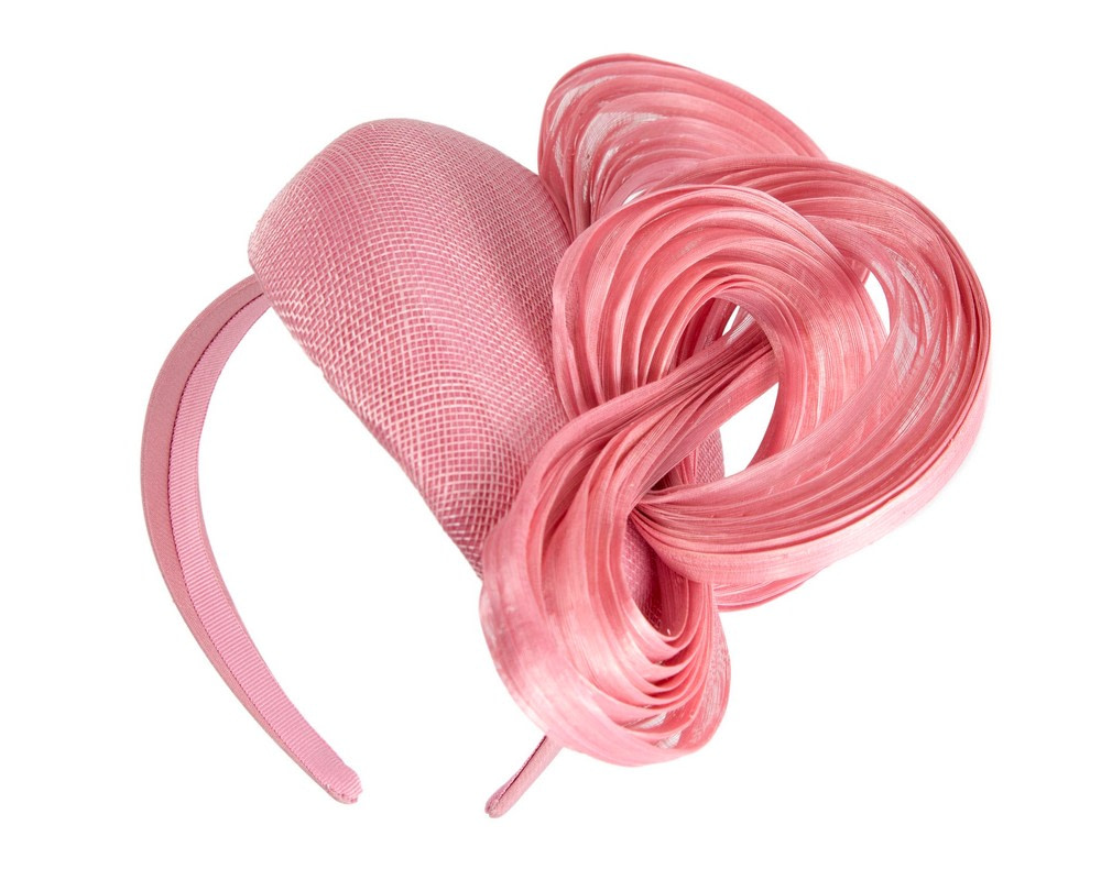 Exclusive dusty pink pillbox fascinator by Fillies Collection - Hats From OZ UK Exclusive dusty pink pillbox fascinator by Fillies Collection - Image 2