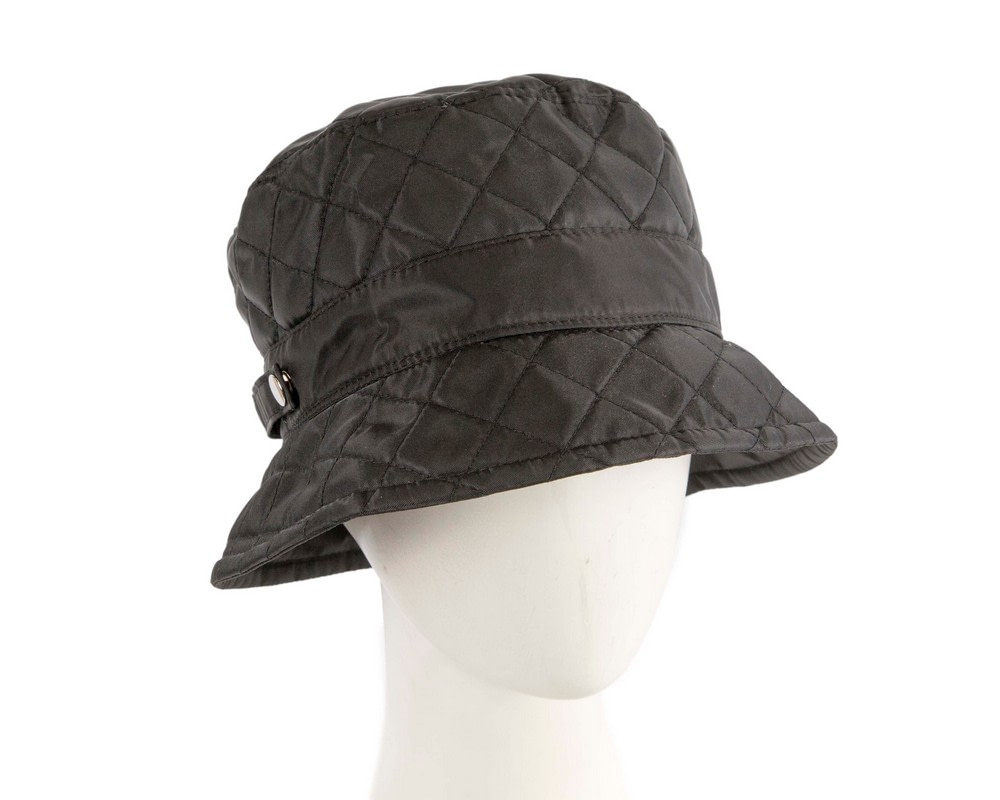 Black casual weatherproof bucket golf hat - Hats From OZ UK