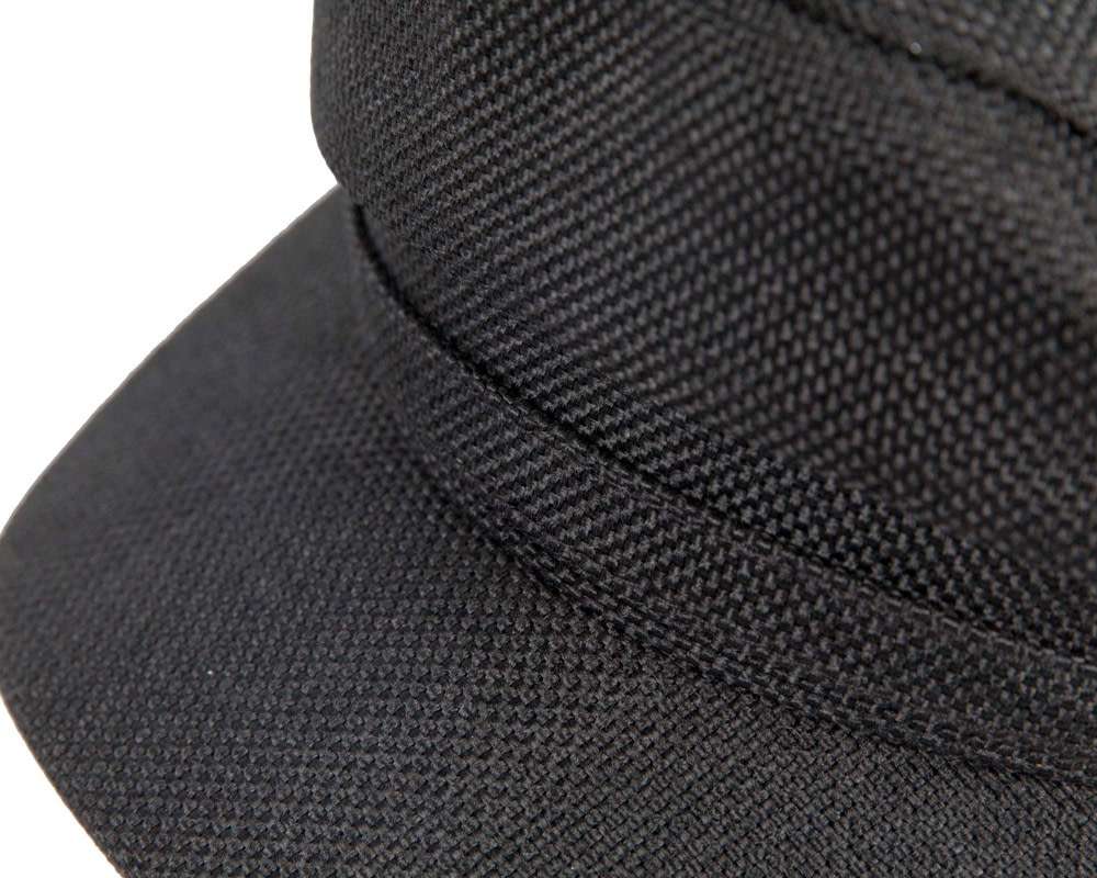 Black casual newsboy cap by Max Alexander - Hats From OZ UK Black casual newsboy cap by Max Alexander - Image 3