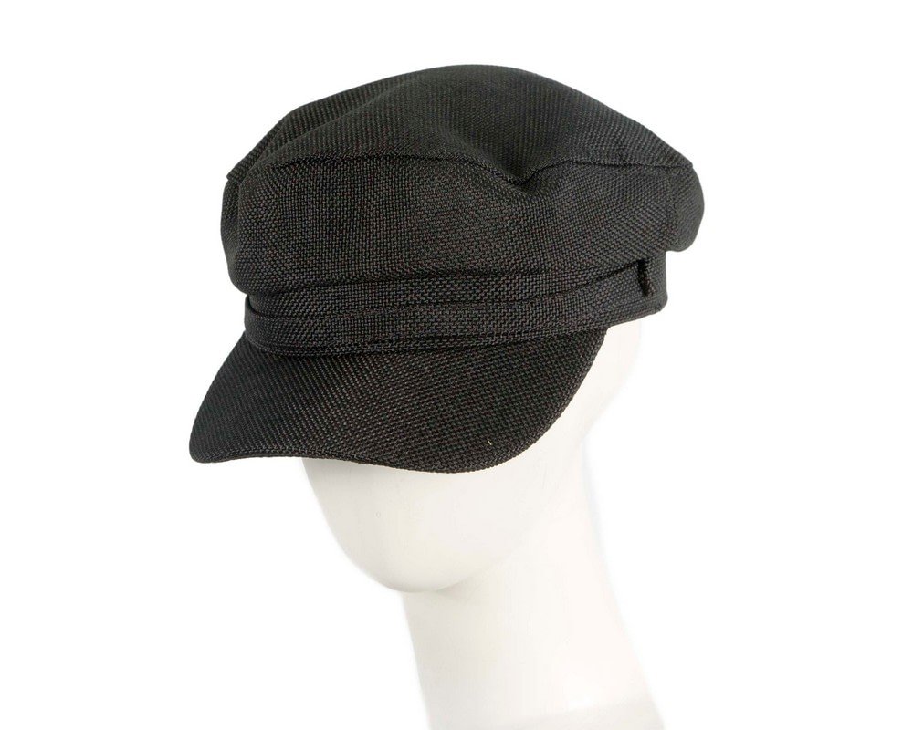 Black casual newsboy cap by Max Alexander - Hats From OZ UK