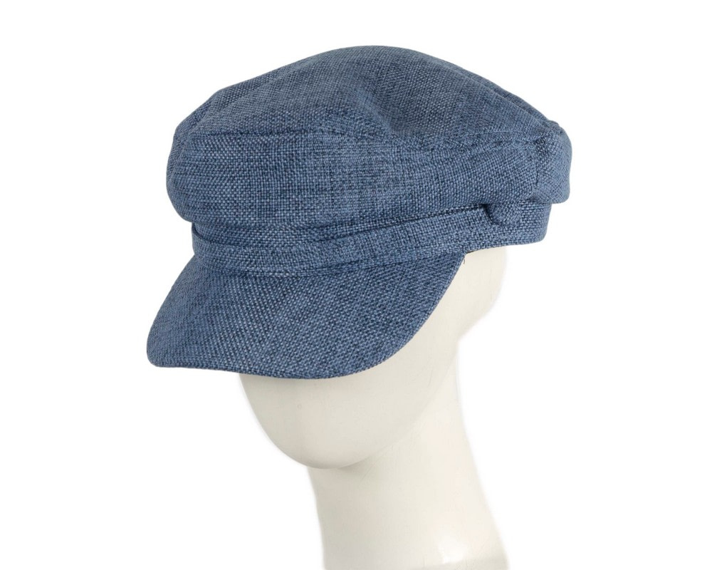 Denim blue casual newsboy cap by Max Alexander - Hats From OZ UK