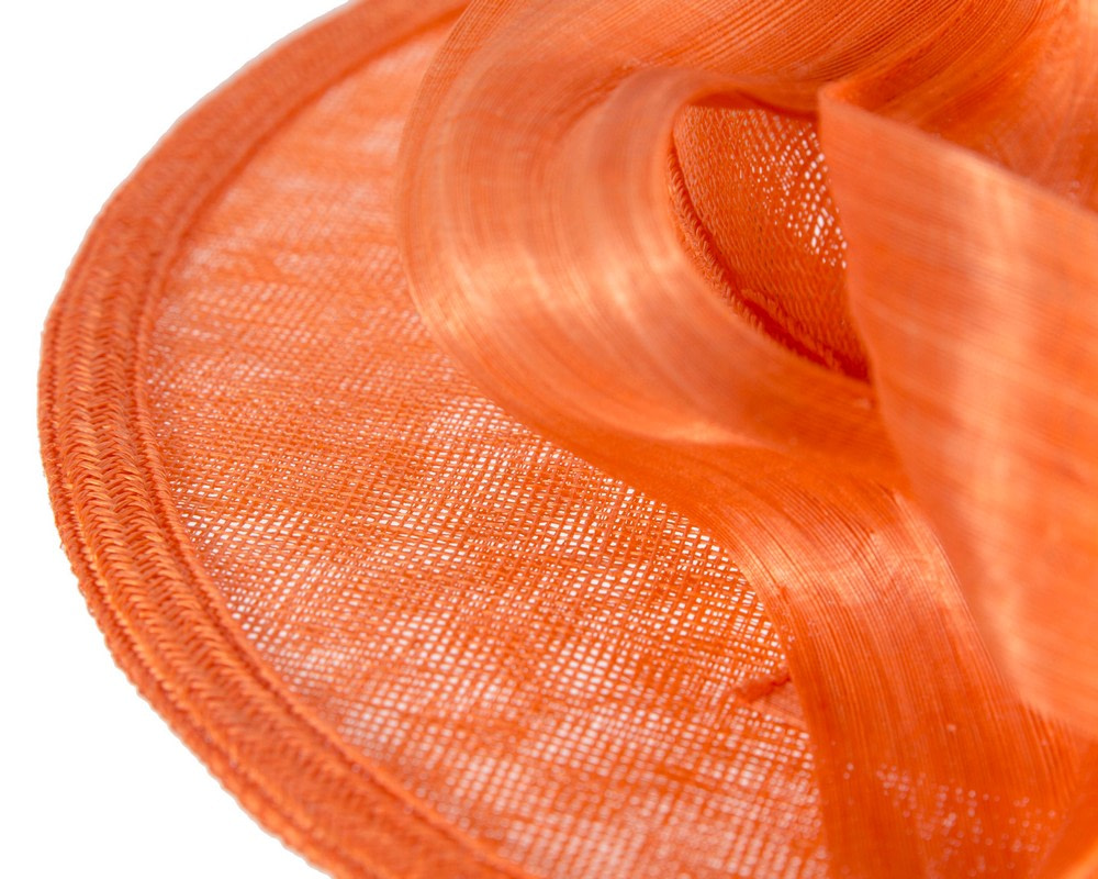 Exclusive orange boater hat by Believera - Image 5