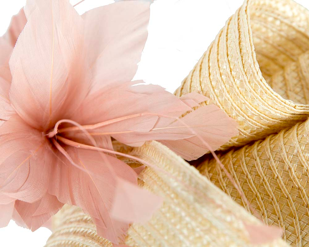 Bespoke straw fascinator by BELIEVERA - Hats From OZ UK Bespoke straw fascinator by BELIEVERA - Image 3