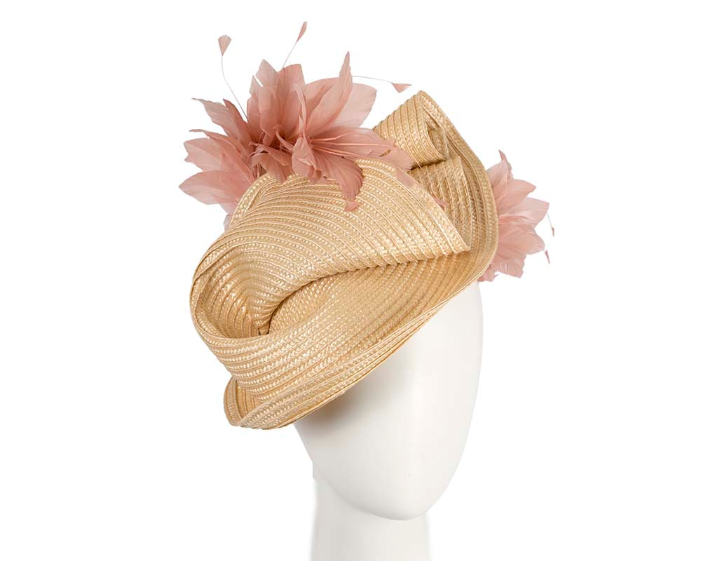 Bespoke straw fascinator by BELIEVERA - Hats From OZ UK