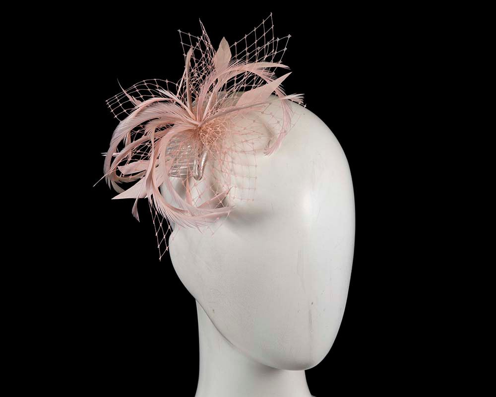 Pink fascinator custom made by Cupids Millinery - Hats From OZ