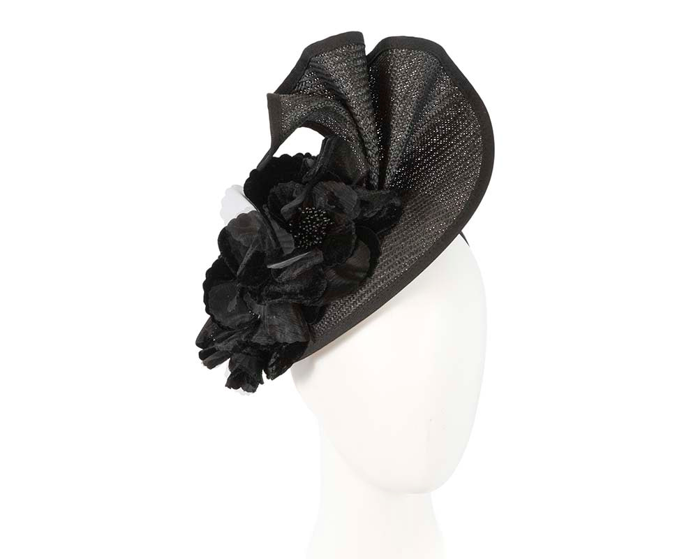 Black racing fascinator by Fillies Collection S162 - Hats From OZ