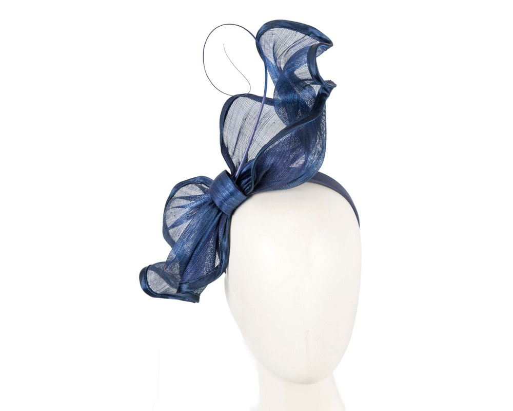 Royal blue racing fascinator by Fillies Collection S261 - Hats From OZ