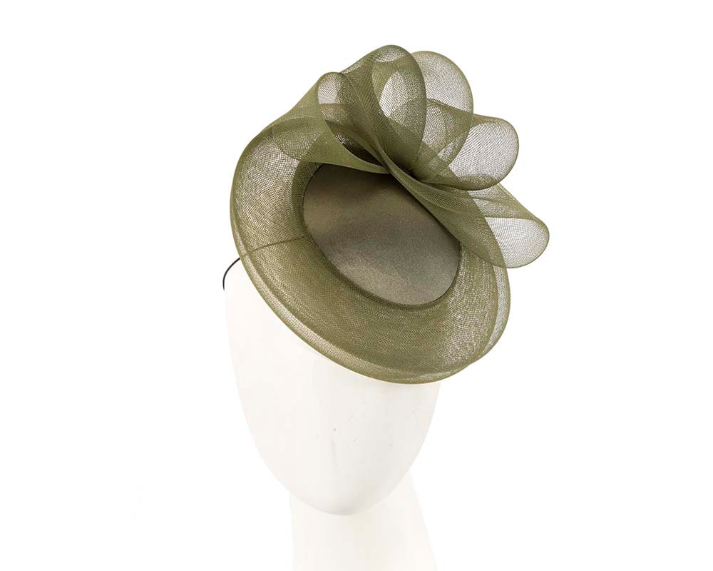 Khaki Custom Made Cocktail Hat - Hats From OZ