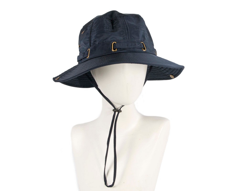 Navy casual weatherproof bucket golf hat SP514 - Hats From OZ